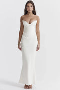 Karla | Maxi Dress with Strapless Corset Bodice