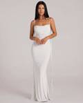 Helen | Slip Maxi Dress with Open Back