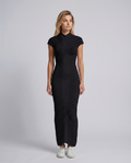Gloria | Maxi Dress with Ribbed Sculpted Structure
