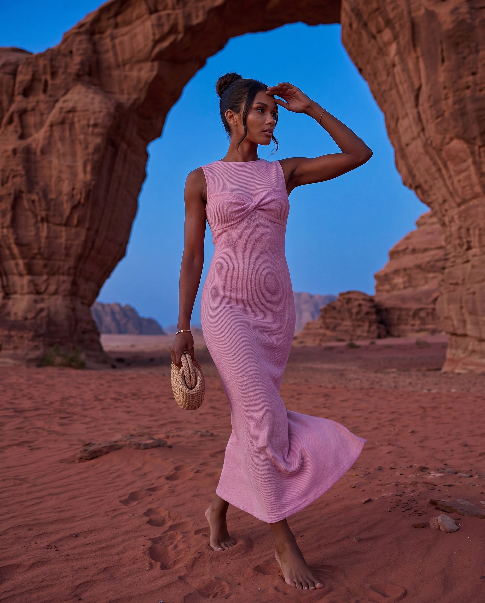 Cassia | Maxi Dress with Twist-Front Detail