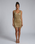 Tatum | Sequin Fringe Mini Dress