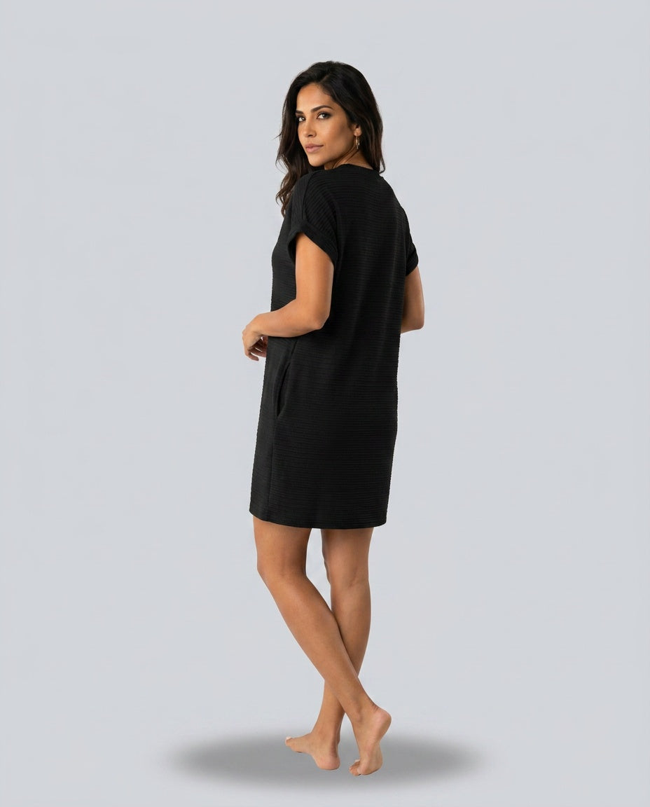 Freya | Round Neck Casual Summer Midi Dress