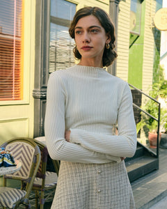 Marlowe | Slim Fit Mock Neck Top