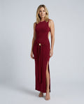 Faye | Open Back Fitted Maxi Dress