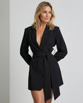 Ines | Belted Blazer Midi Dress