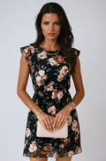 Eloise | Mini Ruffled Chiffon Work Dress