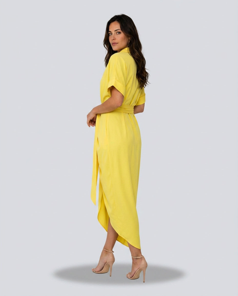 Selene | Relaxed Everyday Polyester Maxi Dress