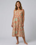 Faye | Floral Print Midi Dress