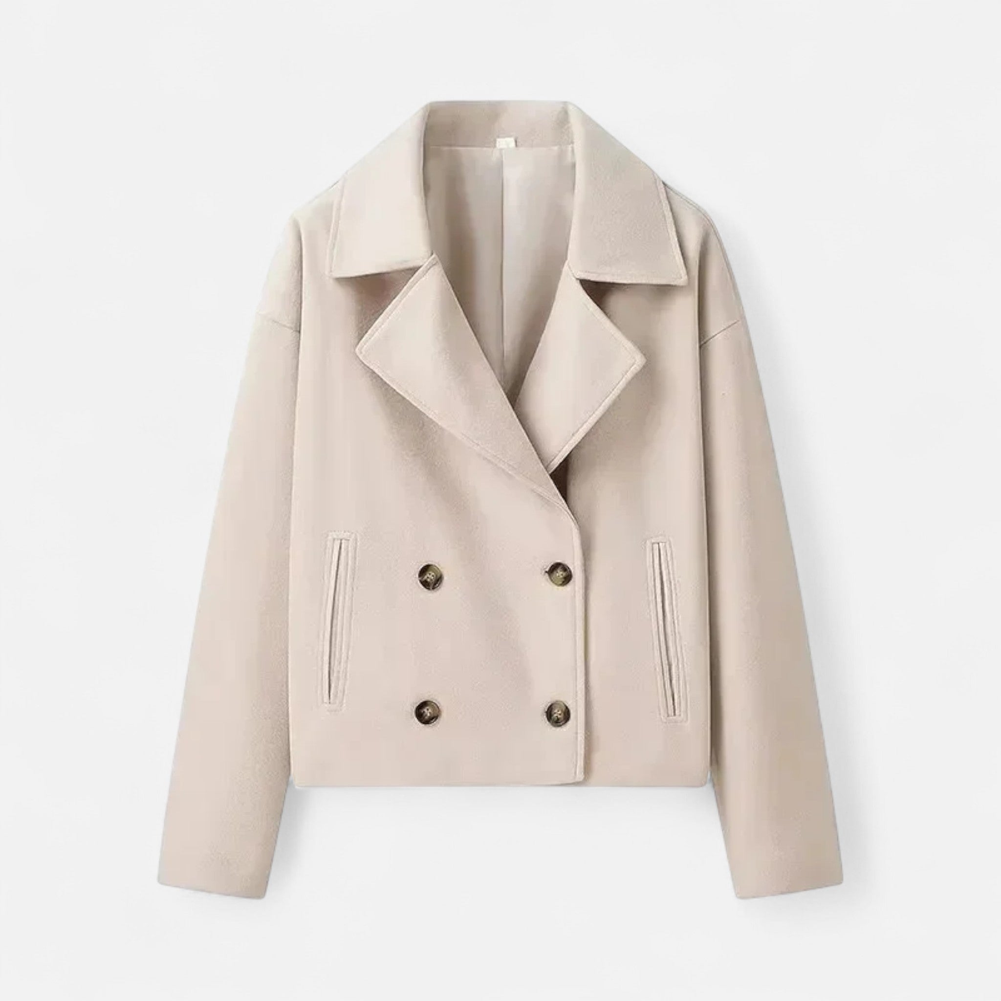 Nuria | Short Double-Breasted Lightweight Jacket