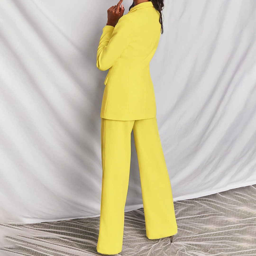 Nadia | Blazer & Wide Leg Trouser Co-ord Set