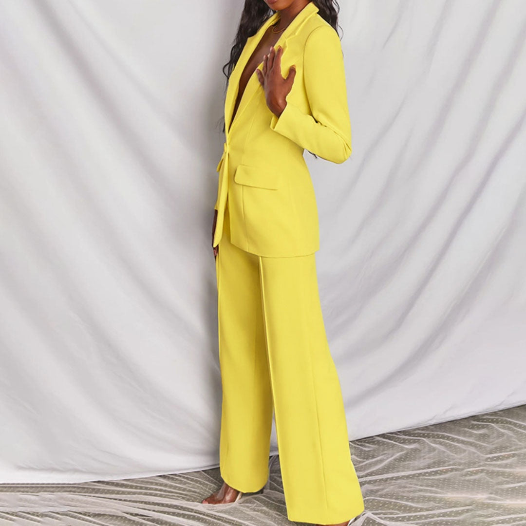 Nadia | Blazer & Wide Leg Trouser Co-ord Set