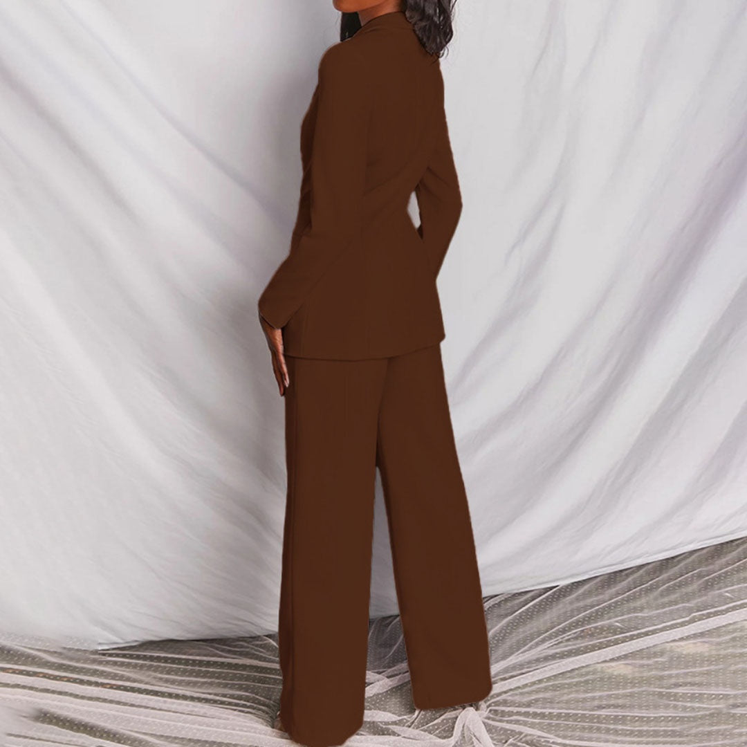 Nadia | Blazer & Wide Leg Trouser Co-ord Set