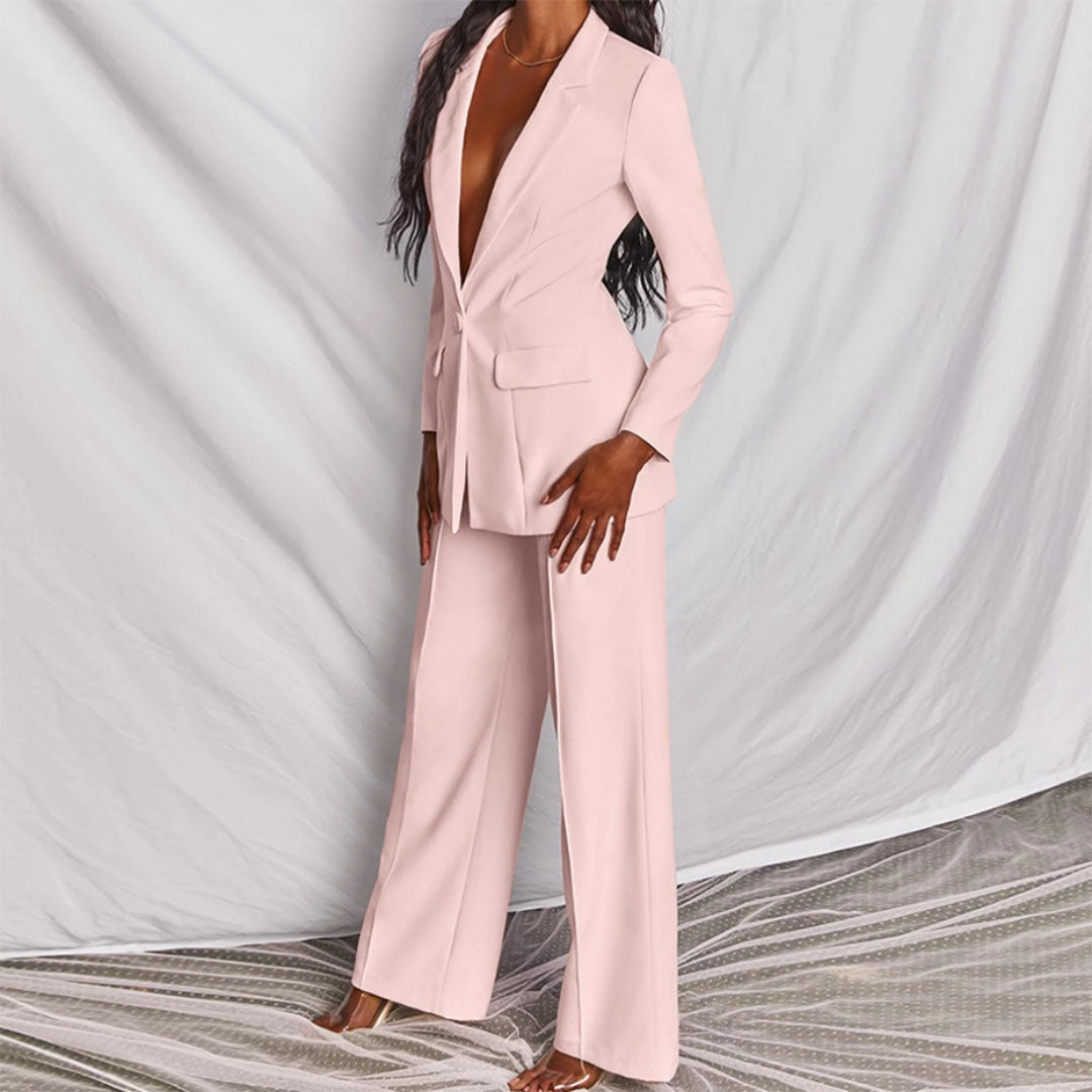 Nadia | Blazer & Wide Leg Trouser Co-ord Set