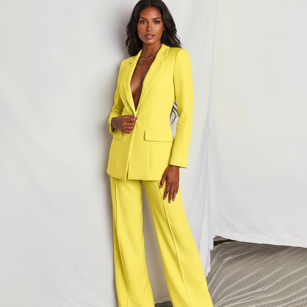Nadia | Blazer & Wide Leg Trouser Co-ord Set