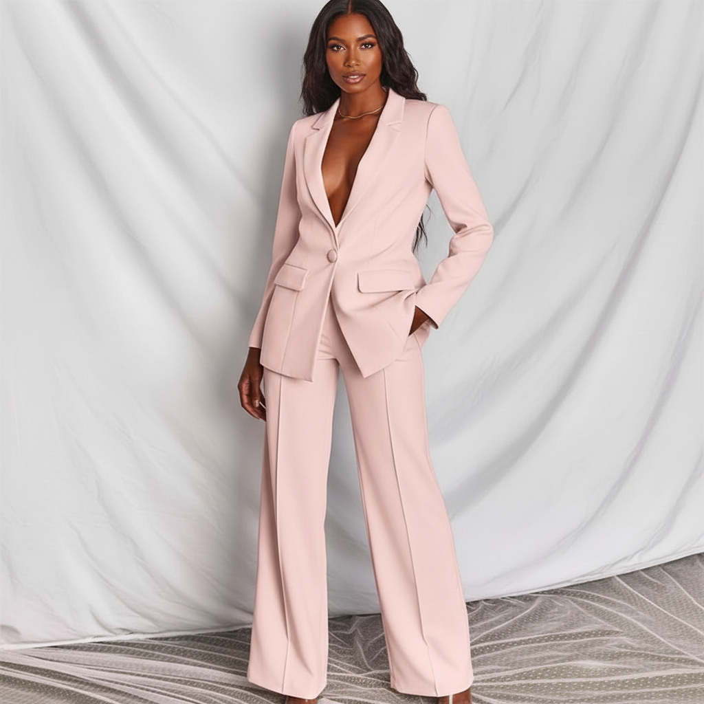 Nadia | Blazer & Wide Leg Trouser Co-ord Set