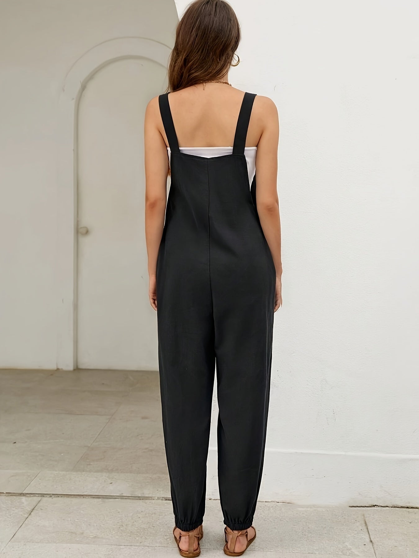 Vera | Wide-Leg Belted Jumpsuit