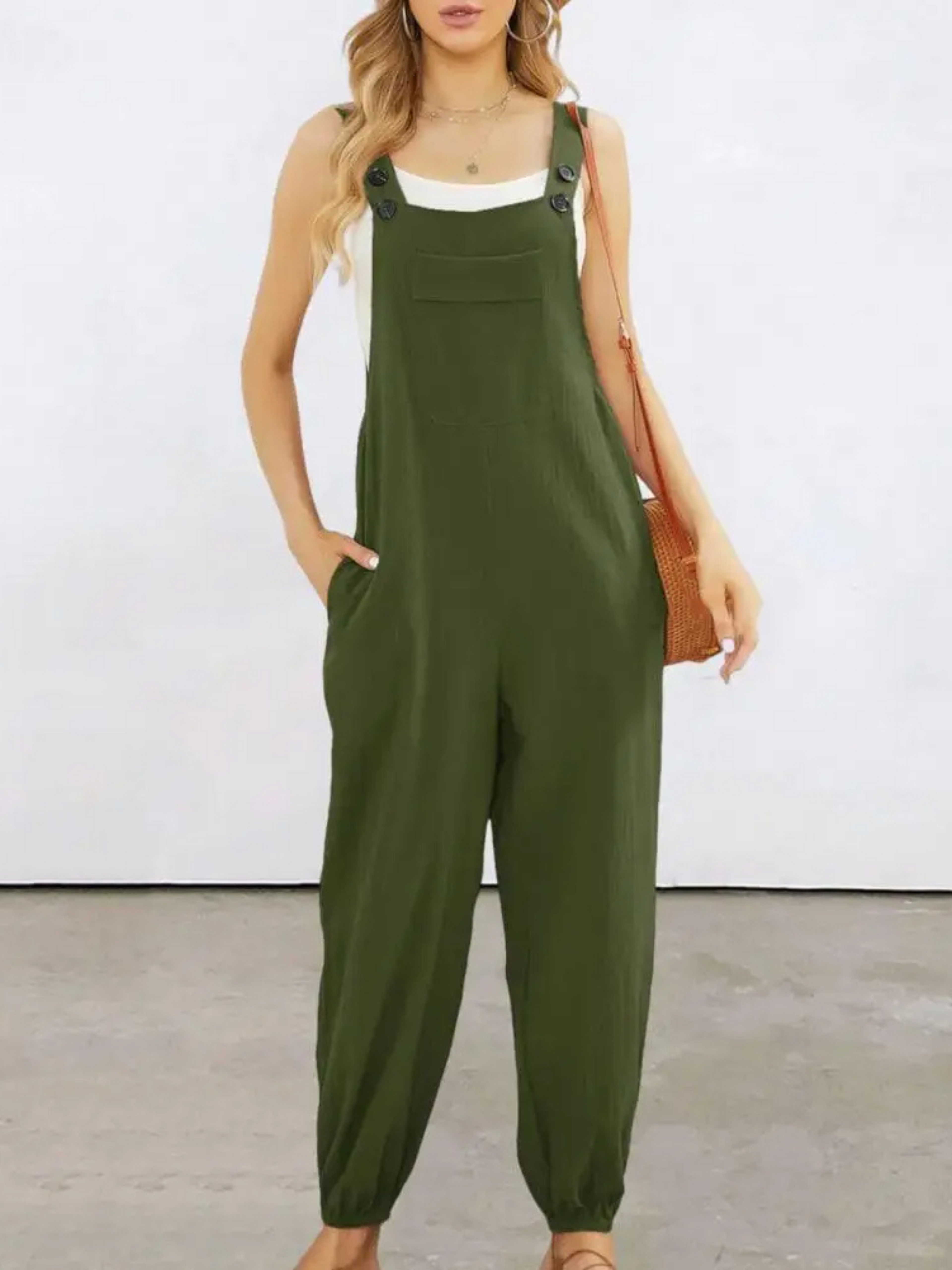 Vera | Wide-Leg Belted Jumpsuit