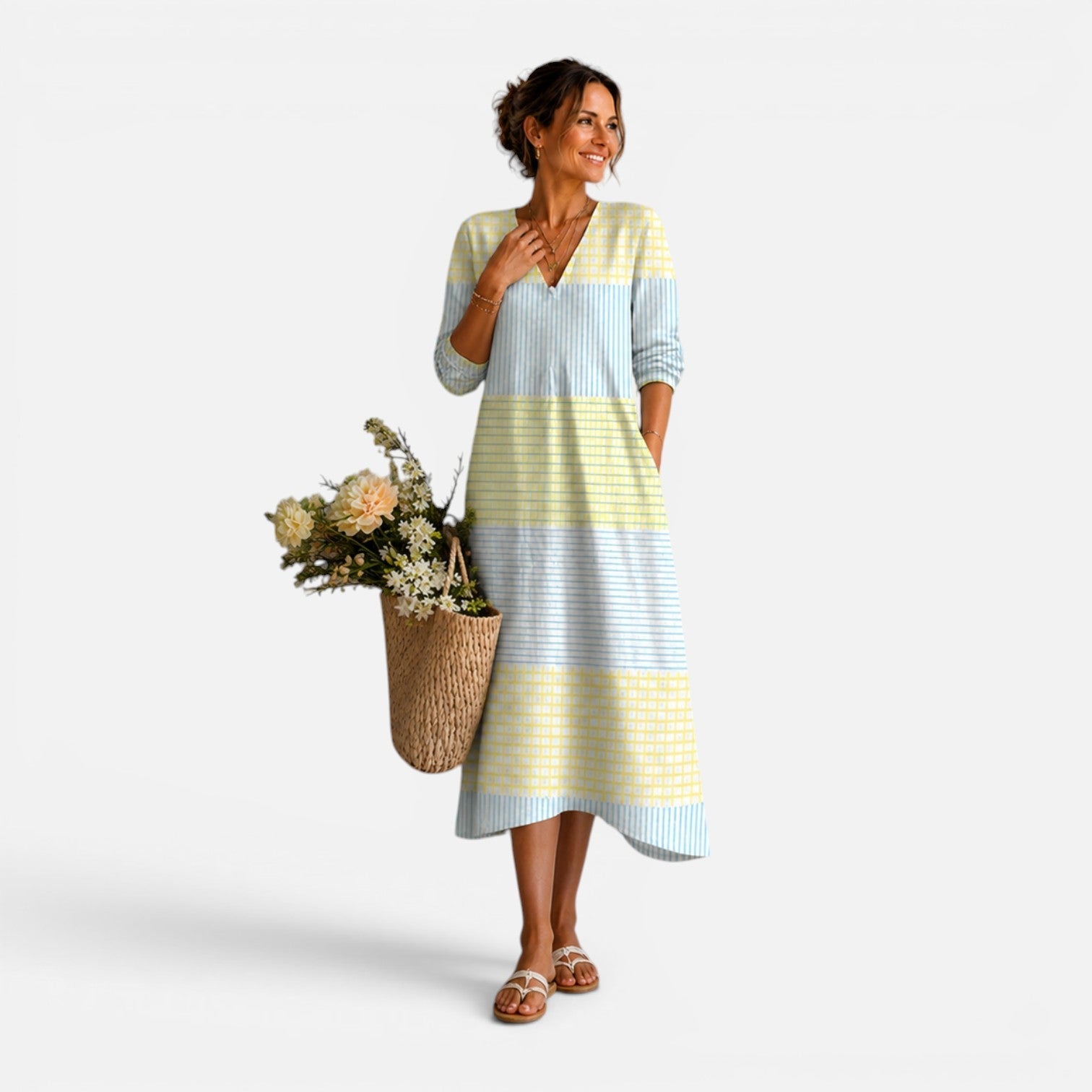 Selena | Breathable Lightweight Midi Dress