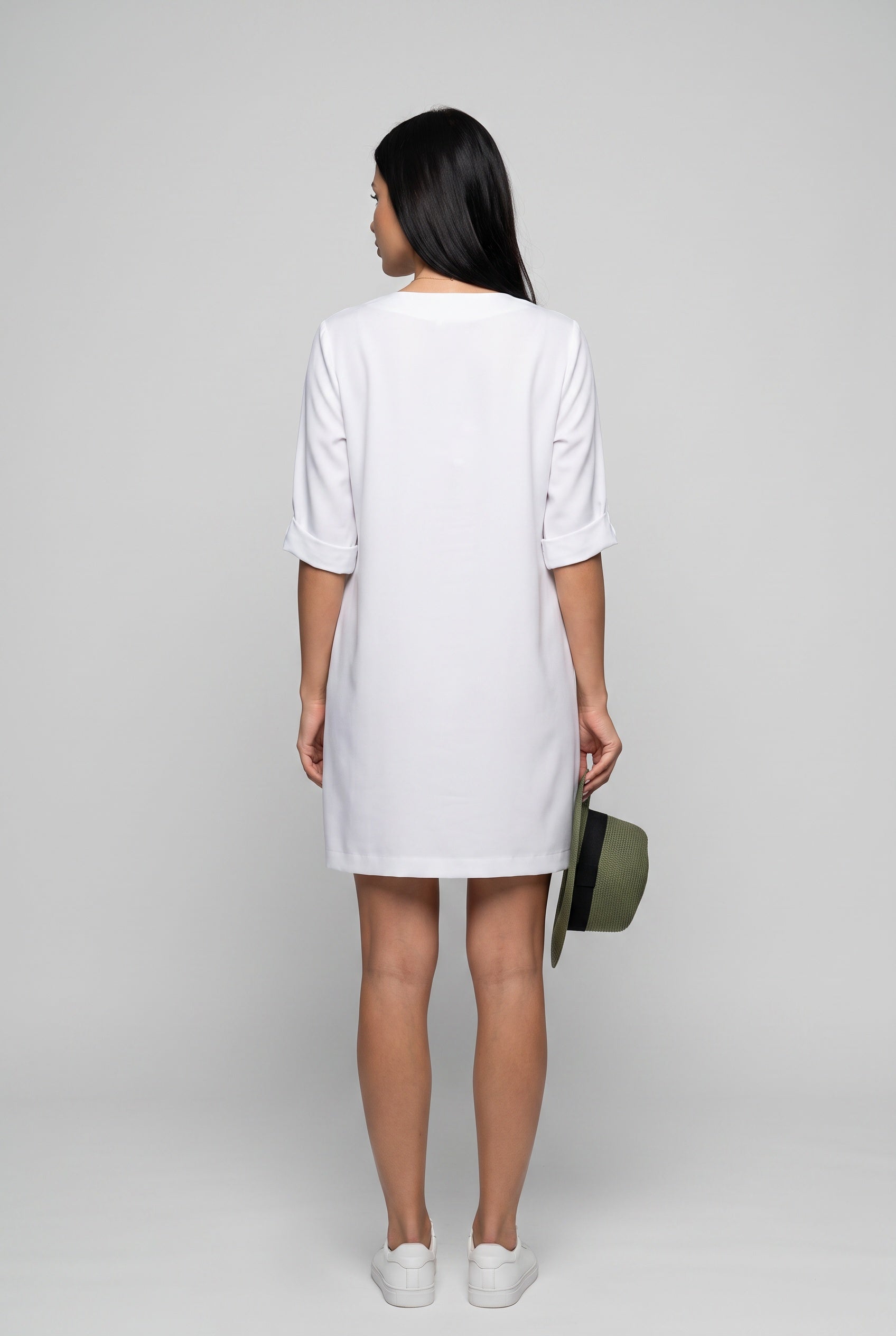 Lotte | 3/4 Sleeve Minimal Mini Dress