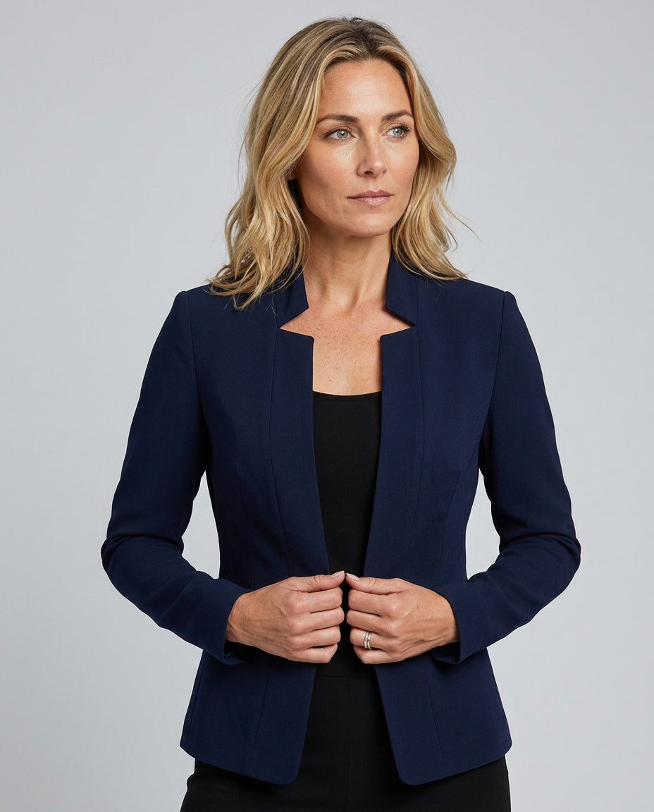 Cleo | Longline Open Front Blazer