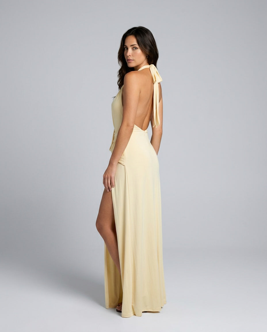 Anais | Open Back Summer Maxi Dress