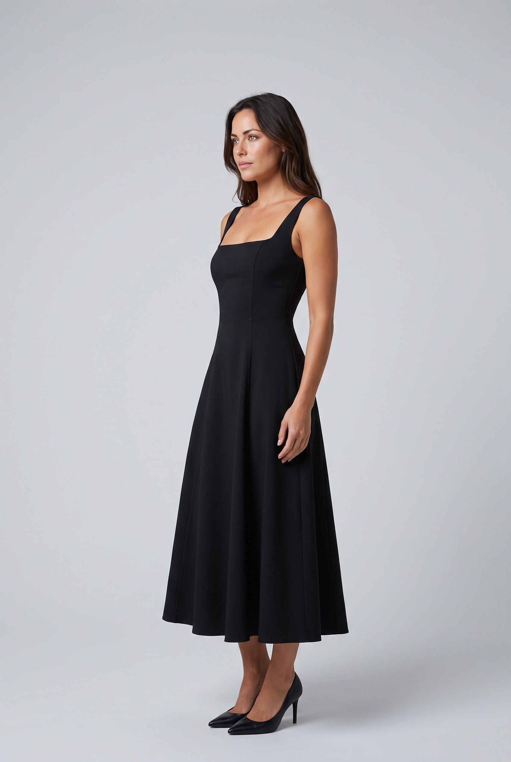 Cleo | Elegant Formal Midi Dress