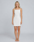 Sabine | Spaghetti Strap Textured Slip Mini Dress