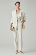 Noor | Structured Blazer & Straight-Leg Trouser Set