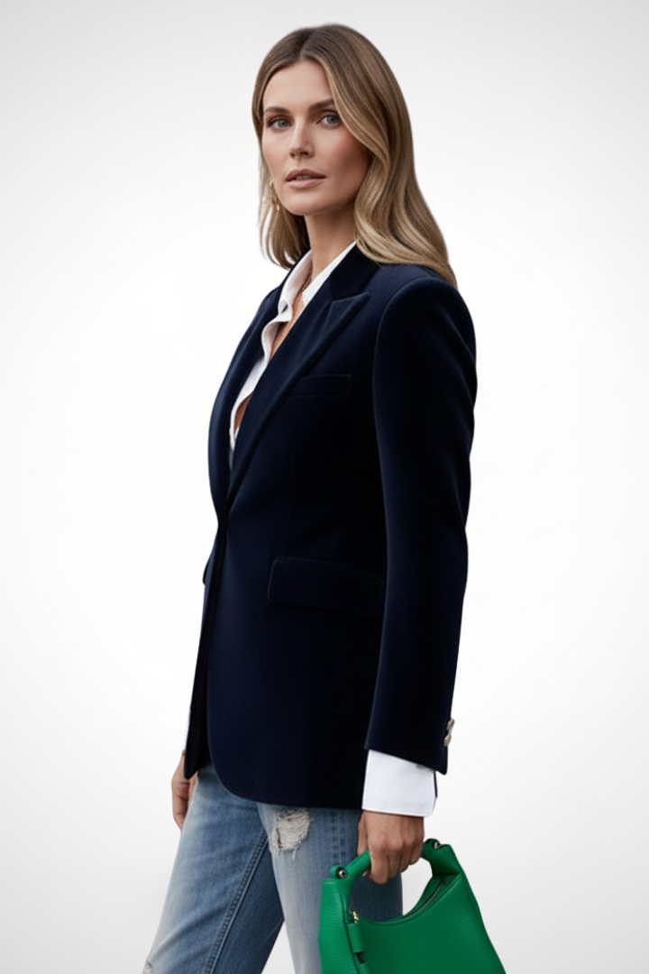 Una | Single-Button Lapel Blazer