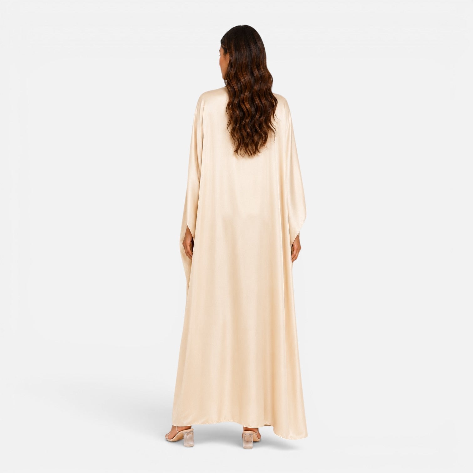 Peyton | Draped Sleeve Maxi Dress