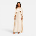 Peyton | Draped Sleeve Maxi Dress