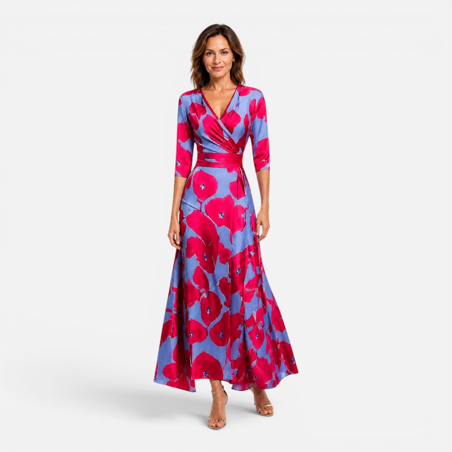 Frankie | Floral Wrap Maxi Dress