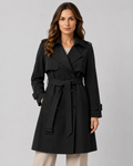 Ximena | Long Belted Trench Coat