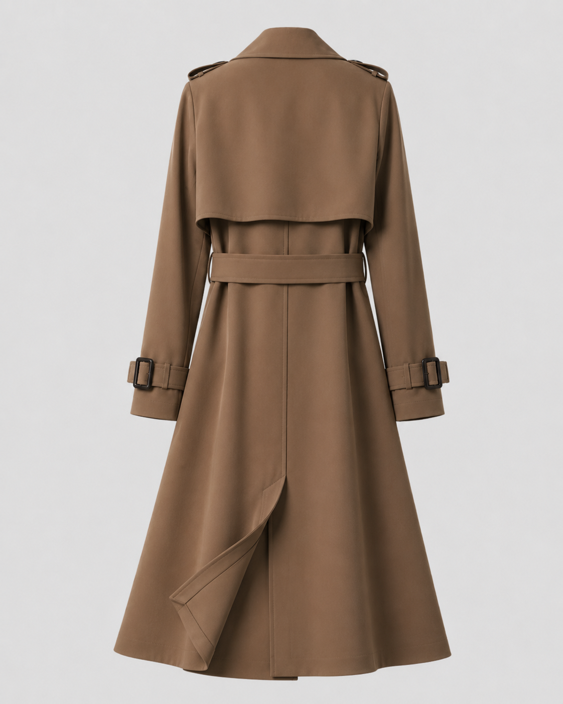 Ximena | Long Belted Trench Coat