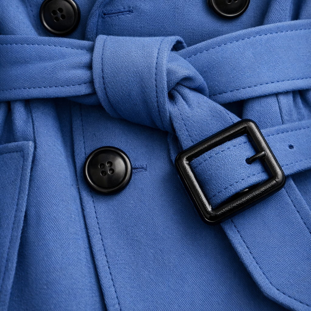 Nina | Belted Tailored Long Trench Coat