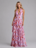 Elodie | Floral Halter Maxi Dress