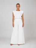 Zara | Pleated Wide-Leg Trouser Set