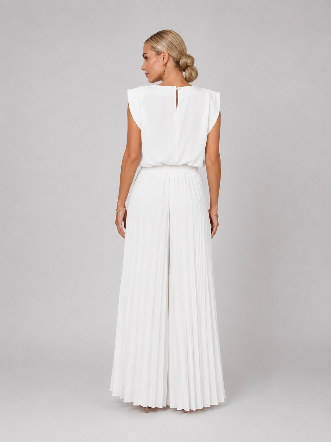 Zara | Pleated Wide-Leg Trouser Set