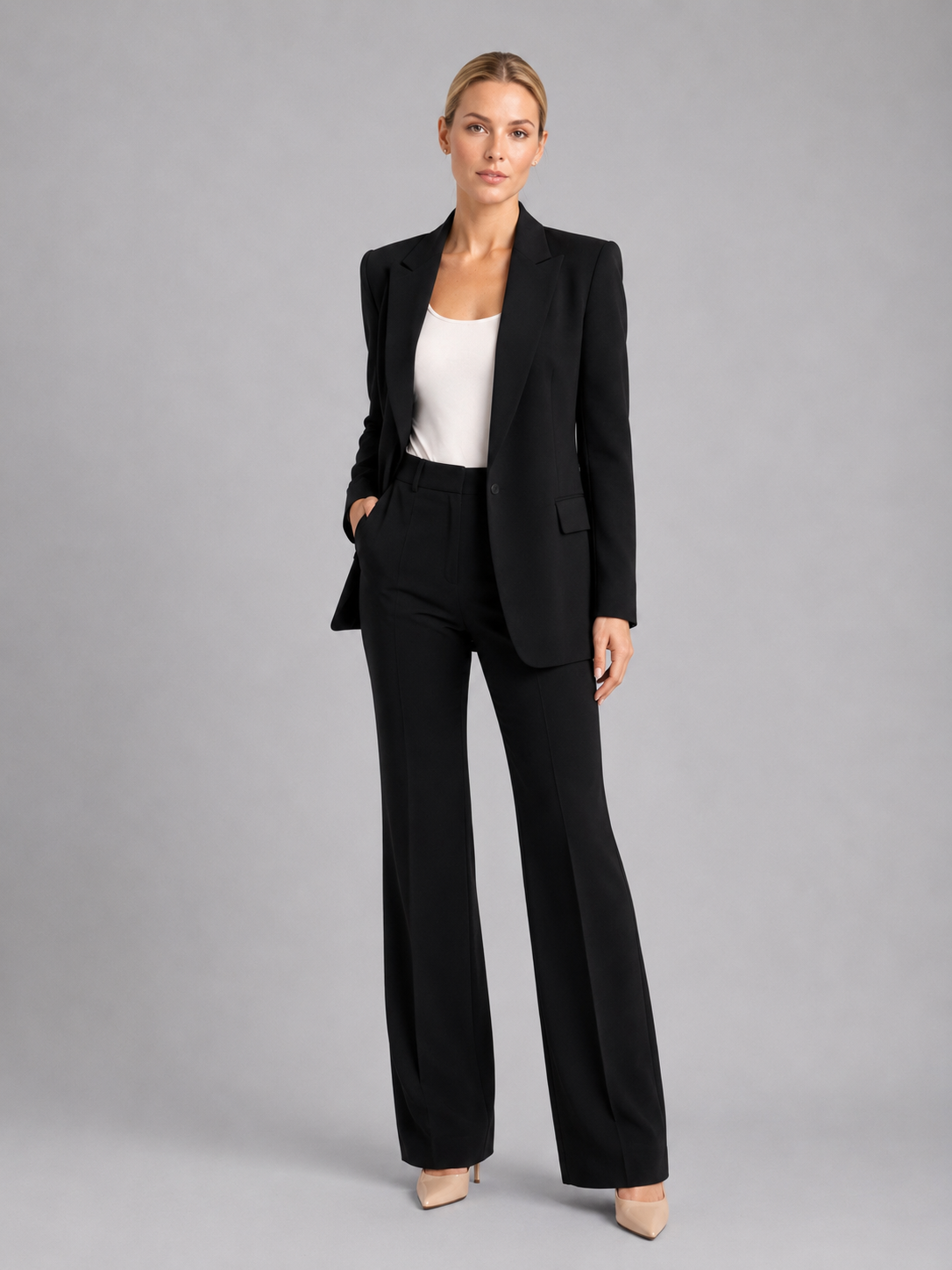 Linnea | Tailored Blazer & High-Waist Trousers Set