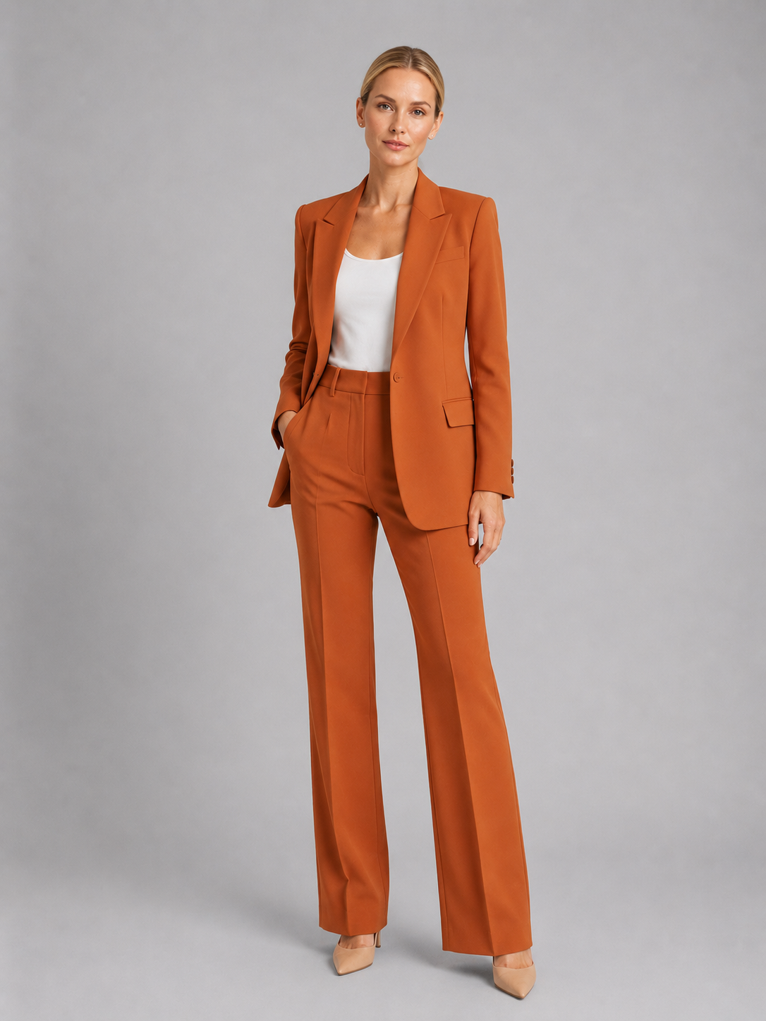 Linnea | Tailored Blazer & High-Waist Trousers Set