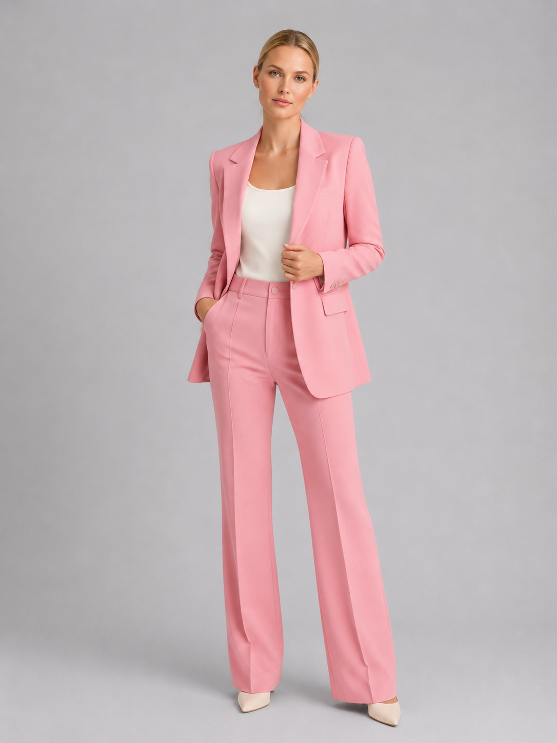 Linnea | Tailored Blazer & High-Waist Trousers Set