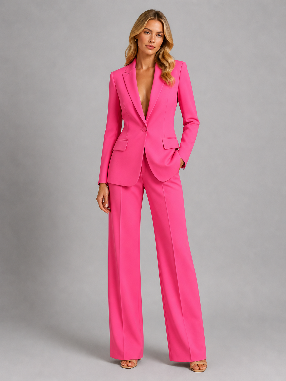 Corinna | Tailored Blazer & Wide-Leg Trousers Set