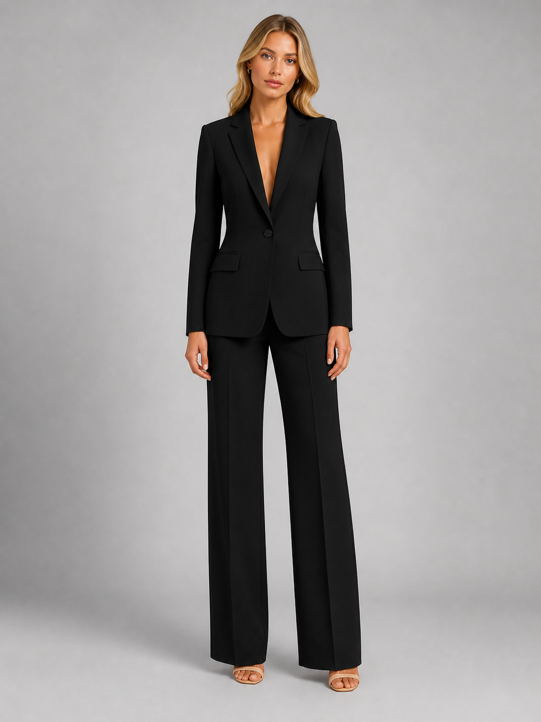Corinna | Tailored Blazer & Wide-Leg Trousers Set
