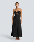 Margot | Strapless Sweetheart Maxi Dress