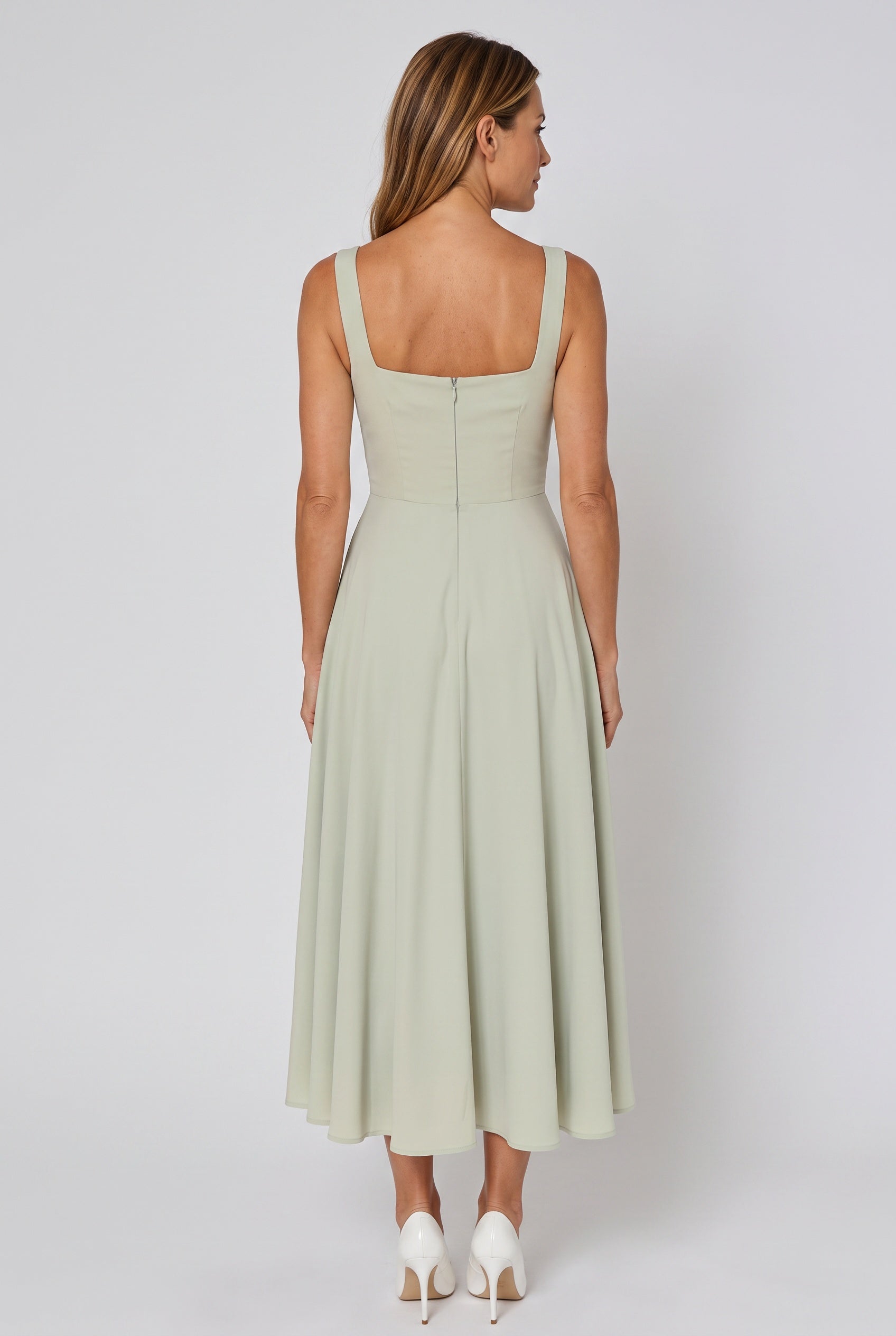 Cleo | Elegant Formal Midi Dress