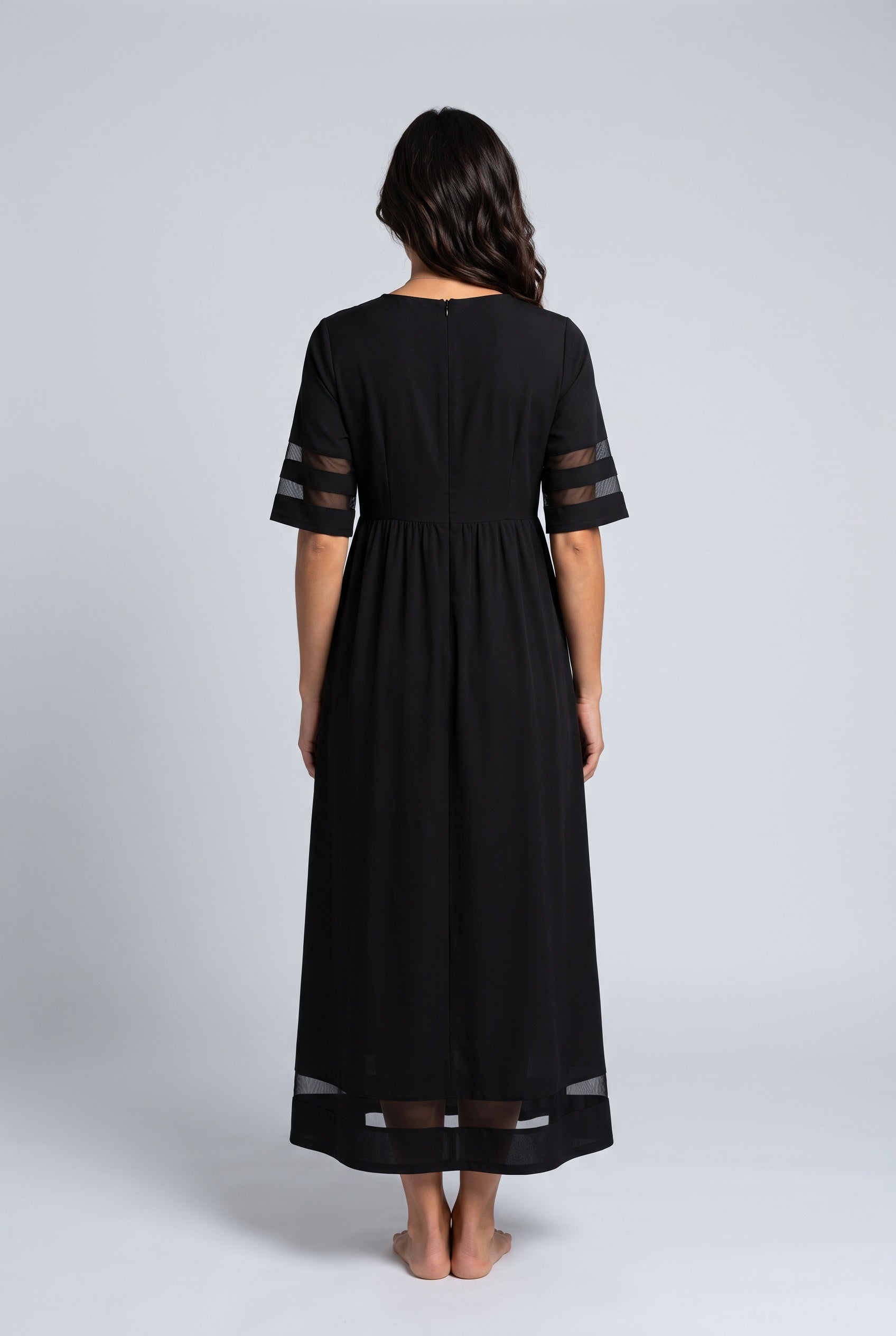 Talia | Round Neck Relaxed Maxi Dress