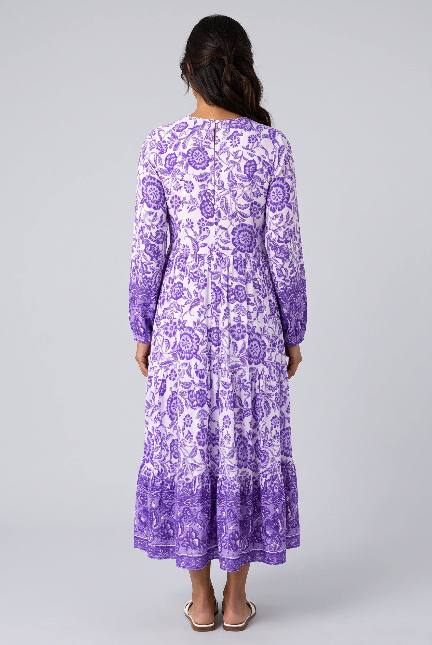 Sadie | Floral V-Neck Summer Maxi Dress