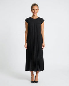 Zara | Pleated Sleeveless Midi Maxi Dress