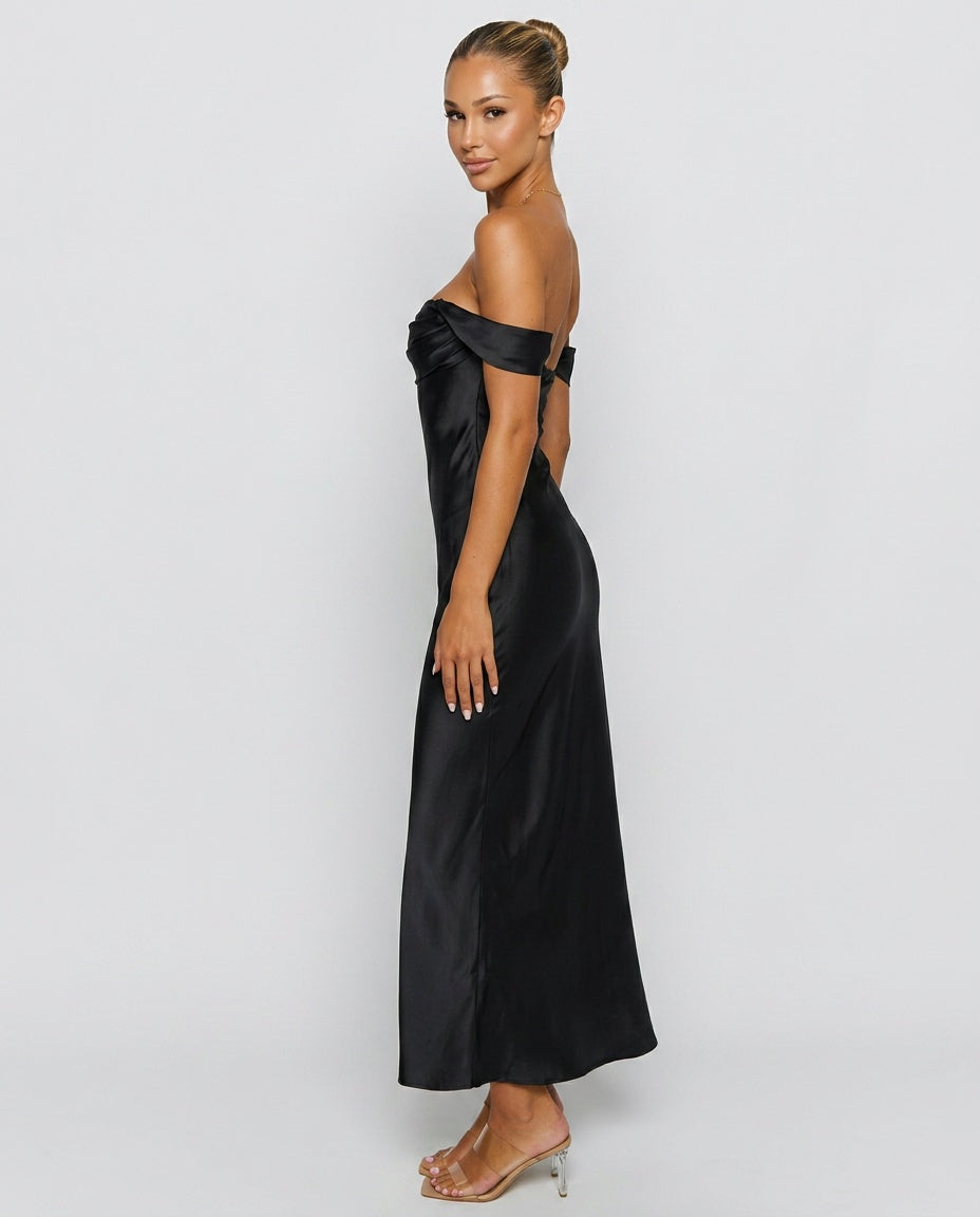 Ella | Off-Shoulder Formal Maxi Dress