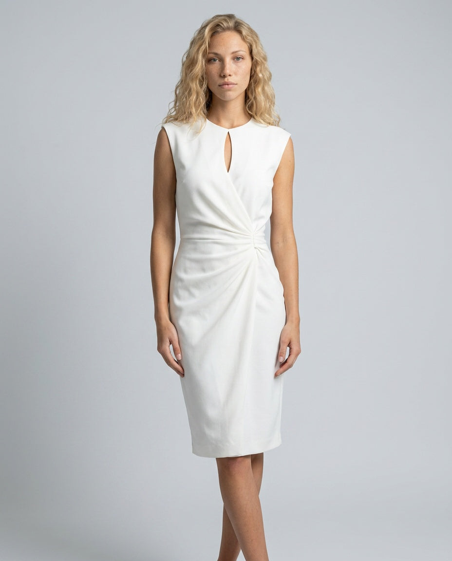 Darya | Pleated Detail Midi Dress